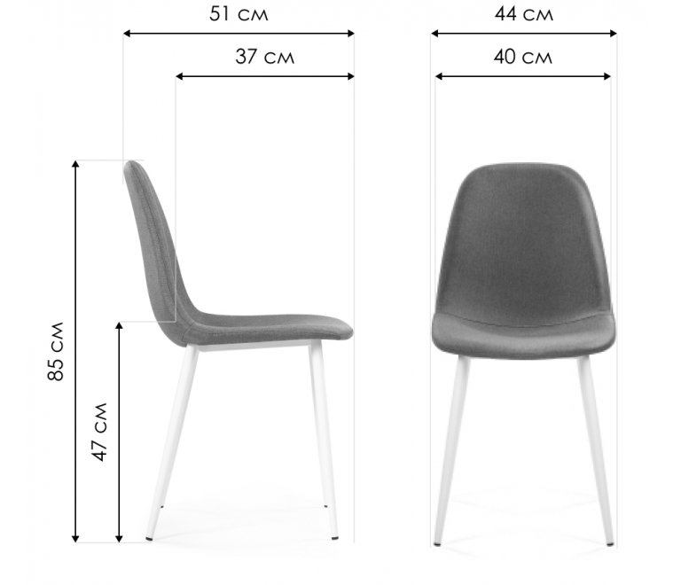 Стул на металлокаркасе Lilu pink / black