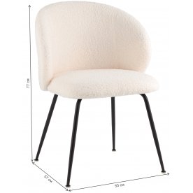 Стул на металлокаркасе Лист