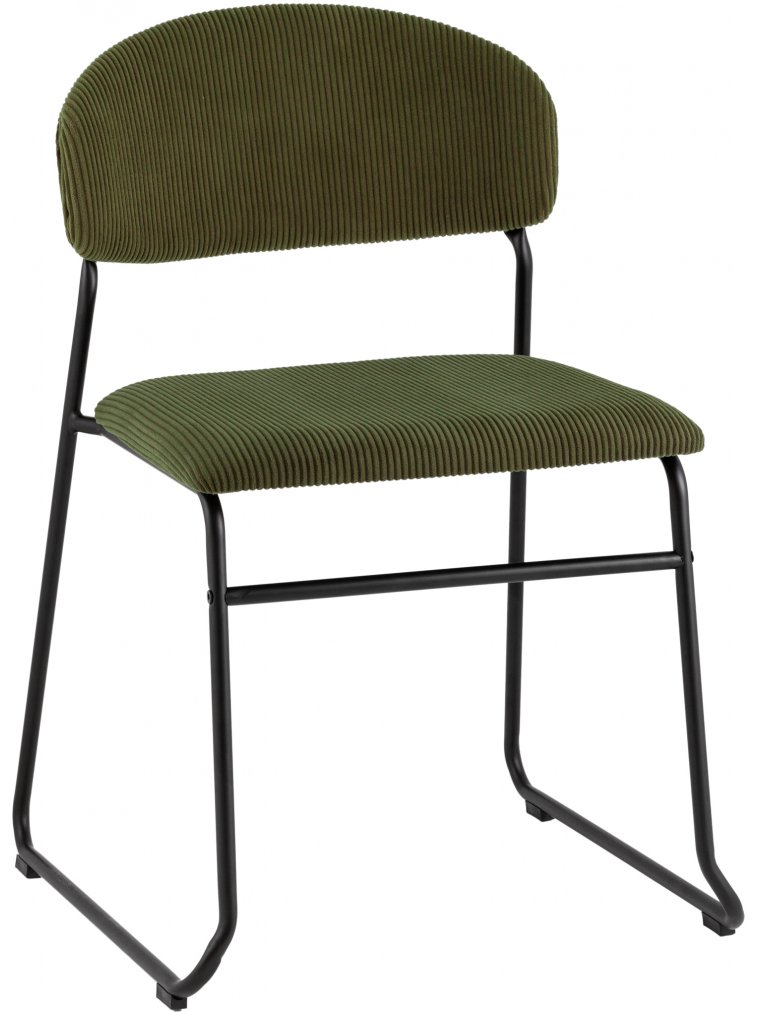 Стул на металлокаркасе Loftys зеленый