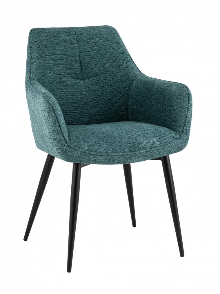 Стул на металлокаркасе Мерит, голубой