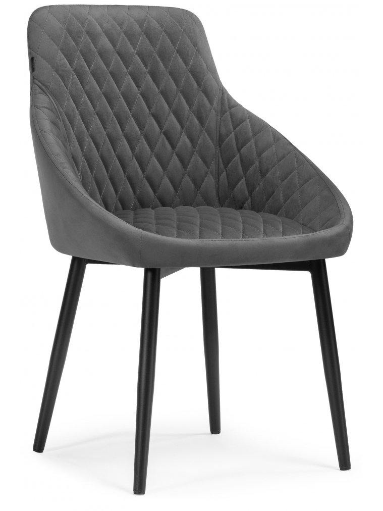 Стул на металлокаркасе Махатма velutto 32 / черный