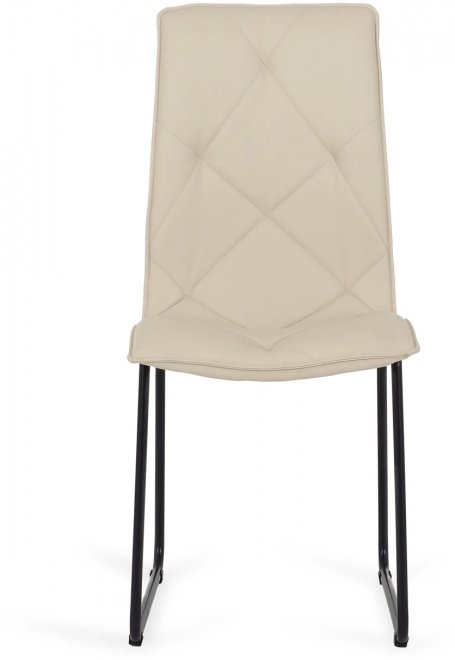 Стул на металлокаркасе Marco бежевый / черный