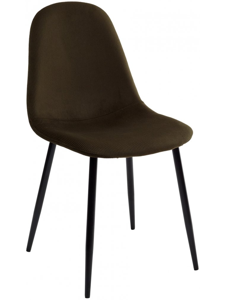 Стул на металлокаркасе Molly JH333-17 олива темная вельвет
