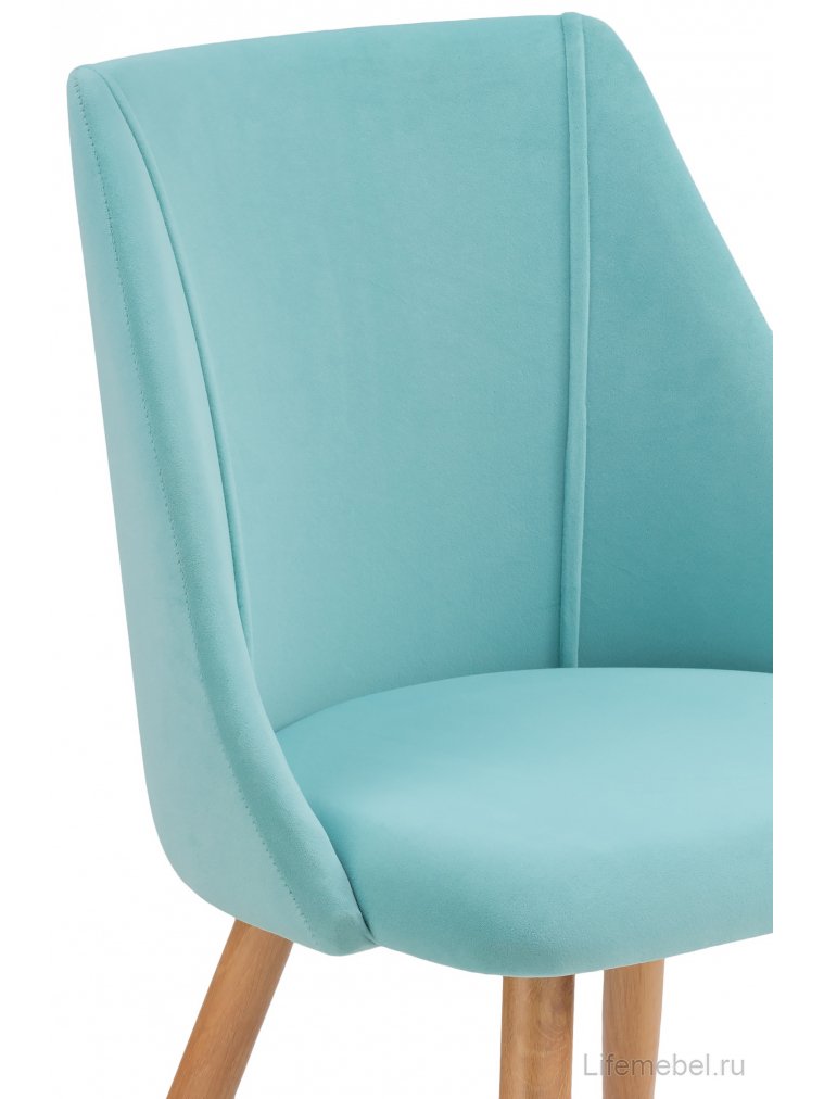 Стул на металлокаркасе Morgan light blue