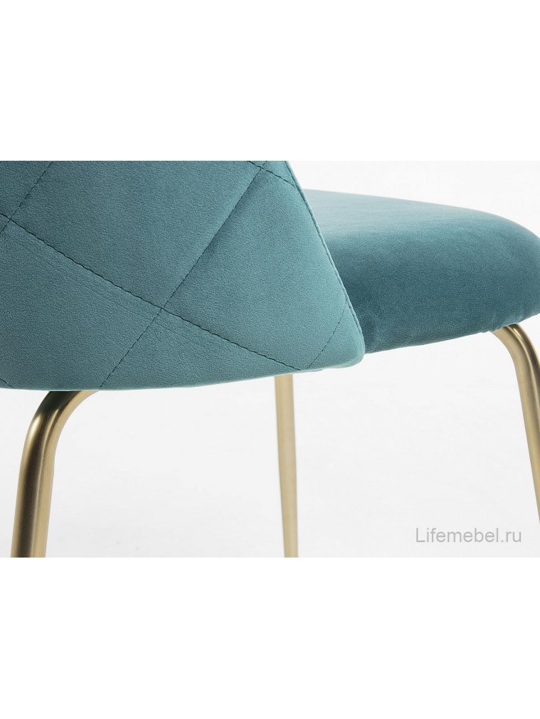 Стул на металлокаркасе Mystere бирюзовый