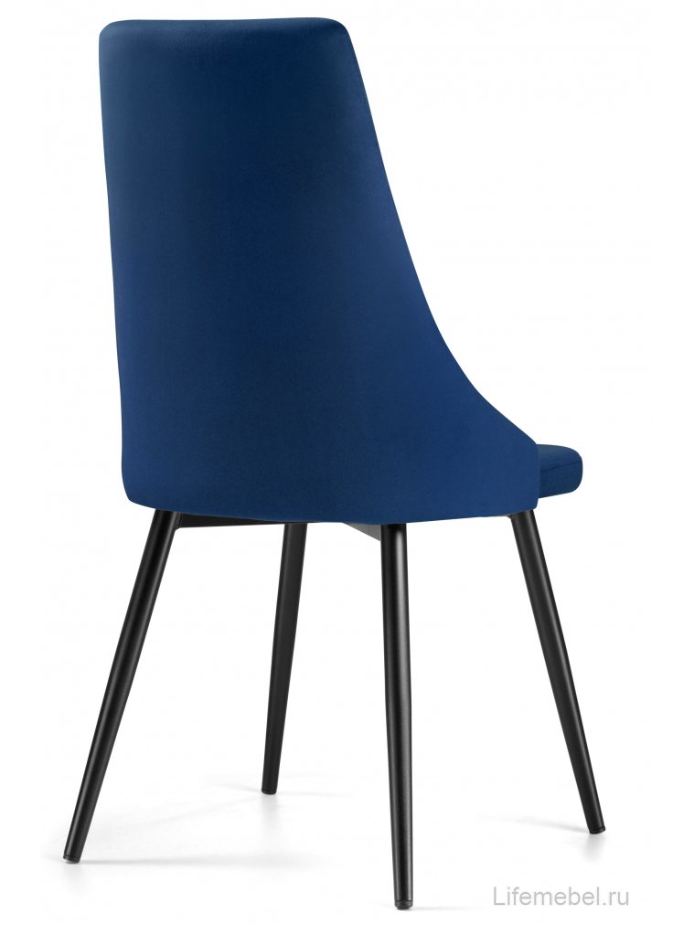 Стул на металлокаркасе Нараян velutto 26 / черный