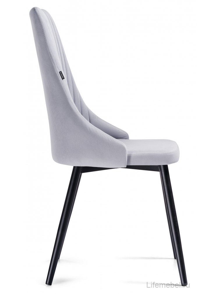 Стул на металлокаркасе Нараян velutto 49 / черный