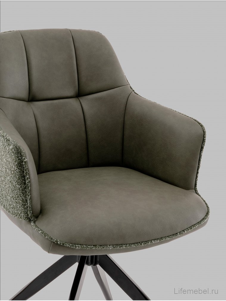 Стул на металлокаркасе Мейя зеленый