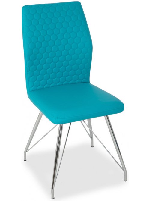 Стул на металлокаркасе LH-10 aquamarine (46tp)