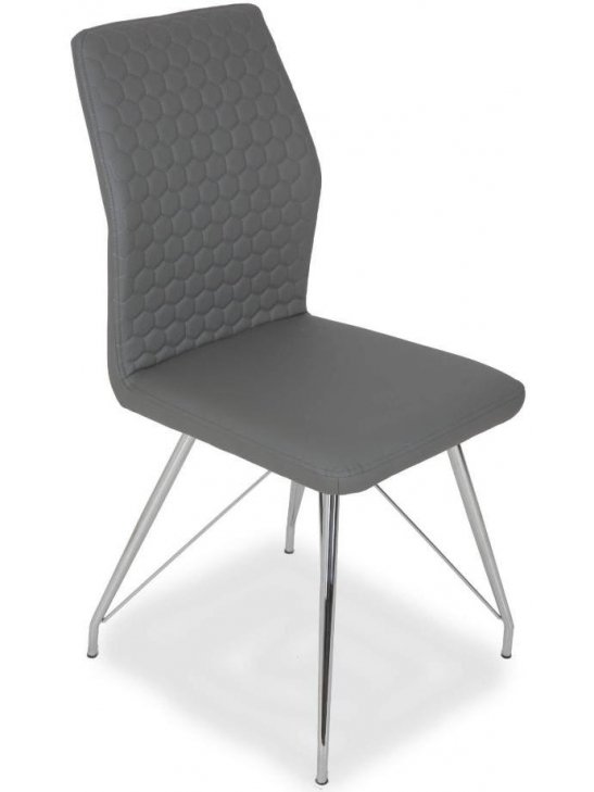 Стул на металлокаркасе LH-10 grey X86