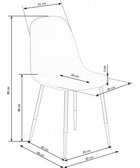 Стул на металлокаркасе K379
