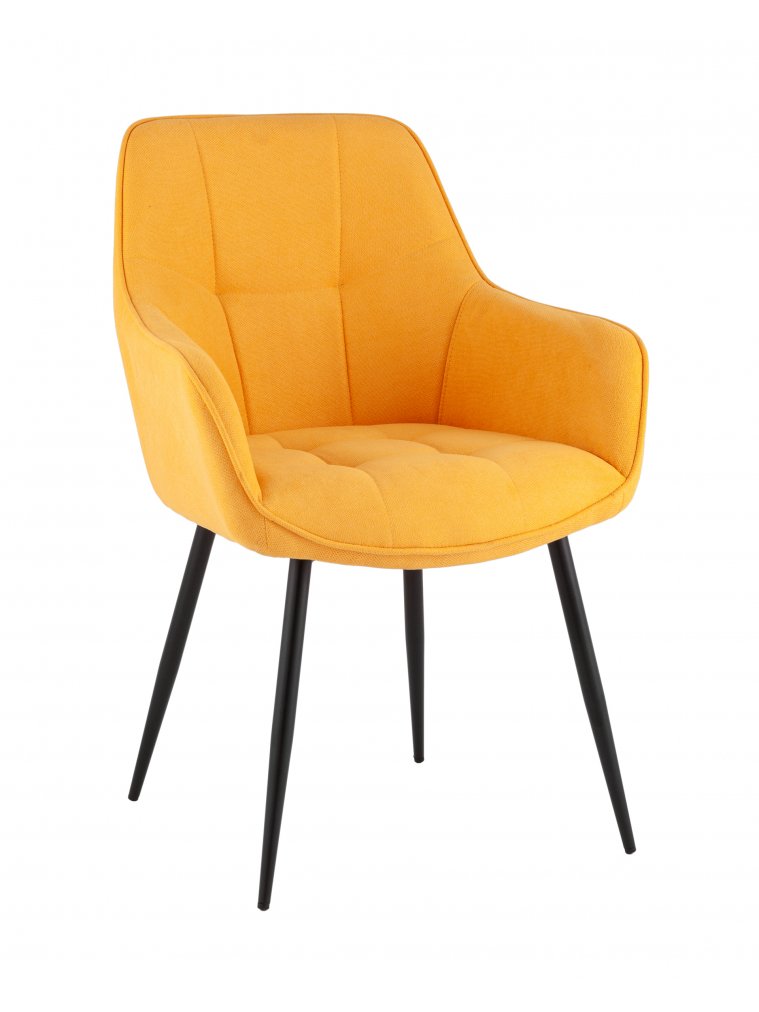 Стул на металлокаркасе Noa желтый