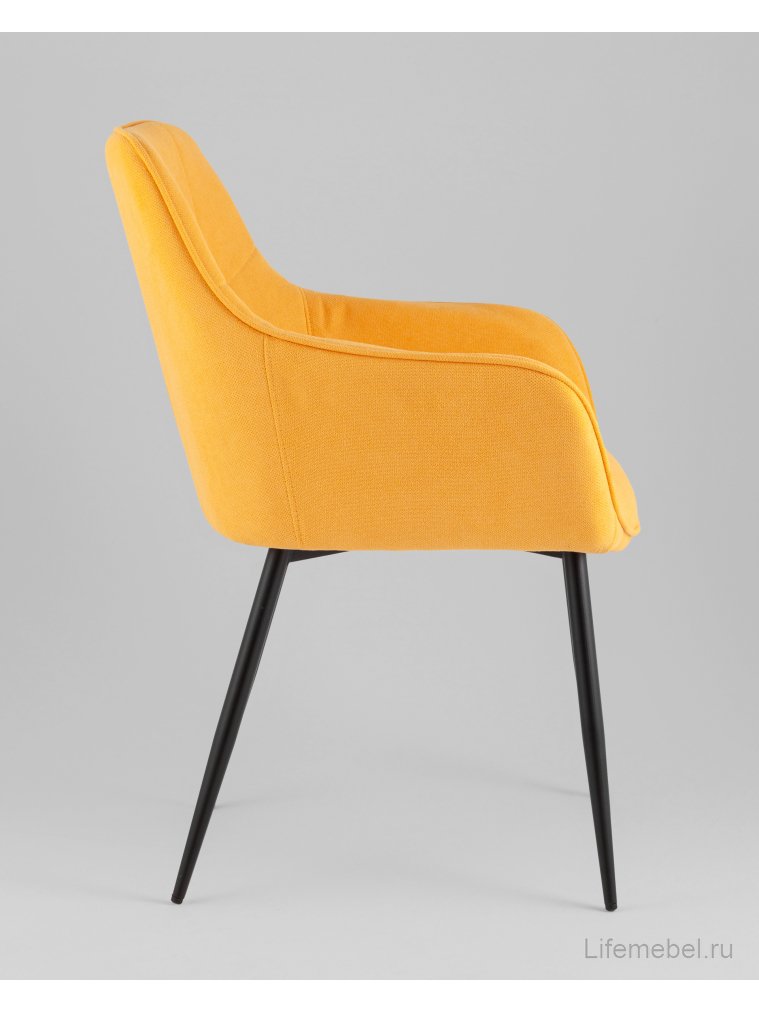 Стул на металлокаркасе Noa желтый