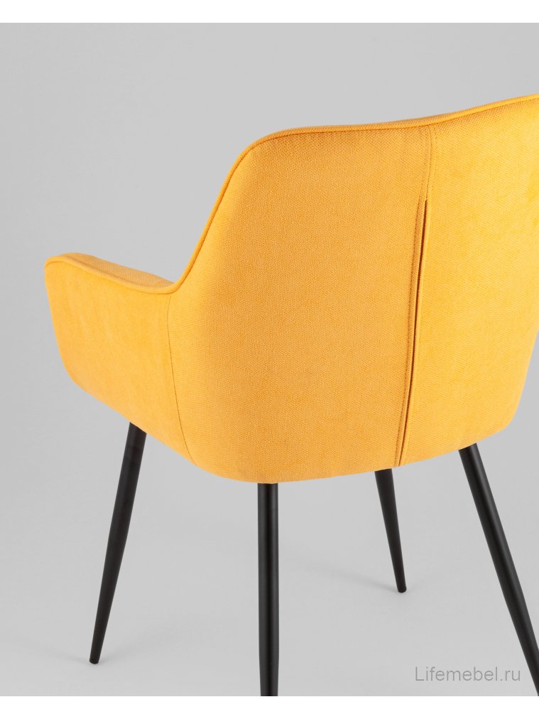 Стул на металлокаркасе Noa желтый