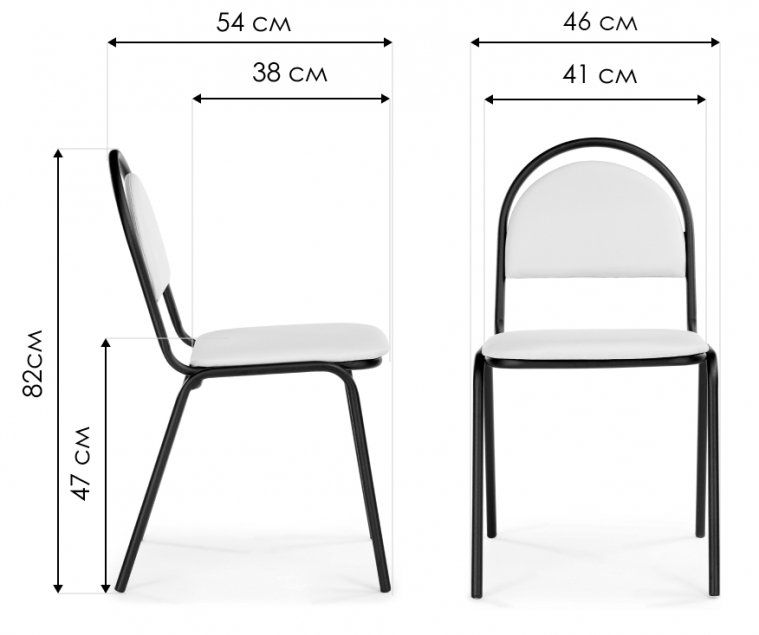 Стул на металлокаркасе Оскар BL Moderno 02 серый