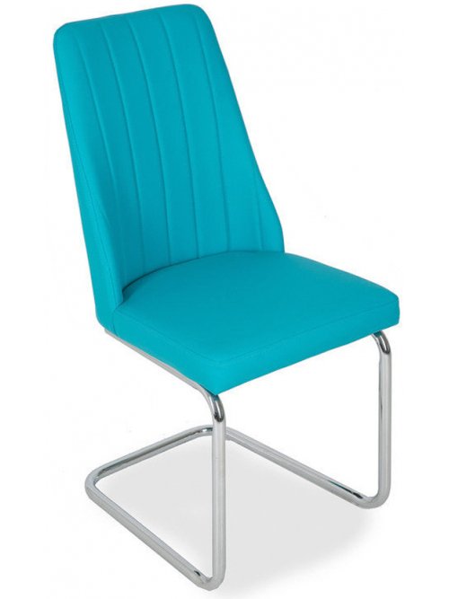 Стул на металлокаркасе LH-12 aquamarine (46tp)