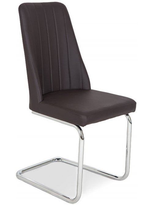 Стул на металлокаркасе LH-12 brown (24tp)