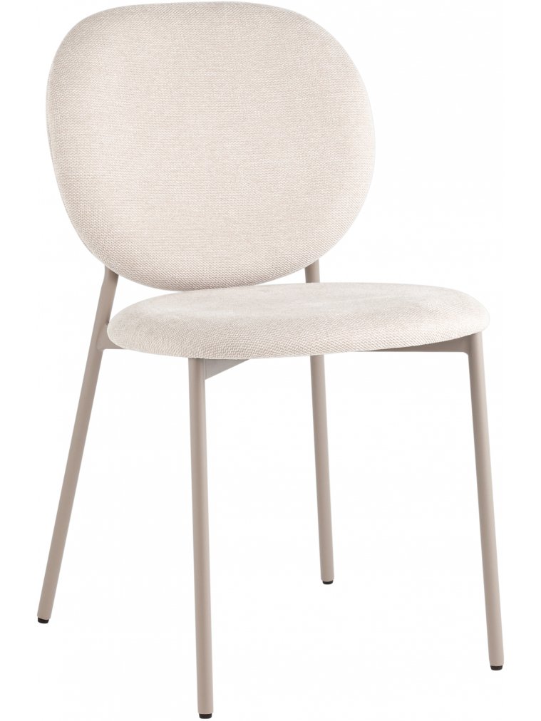 Стул на металлокаркасе Пио бежевый