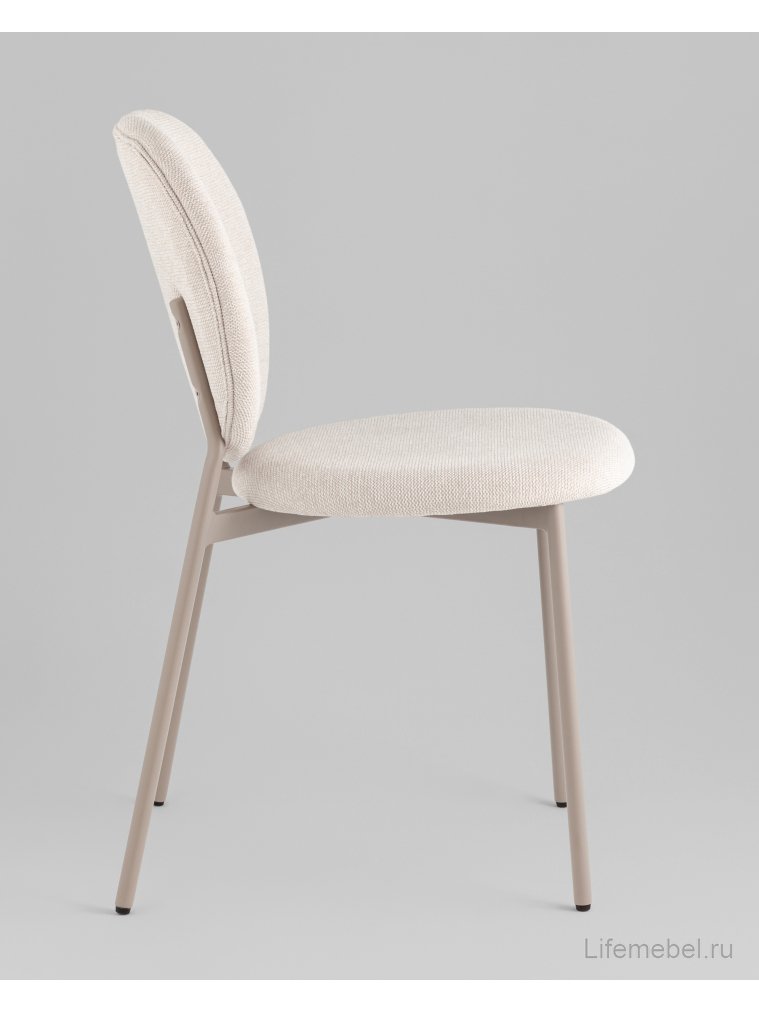 Стул на металлокаркасе Пио бежевый