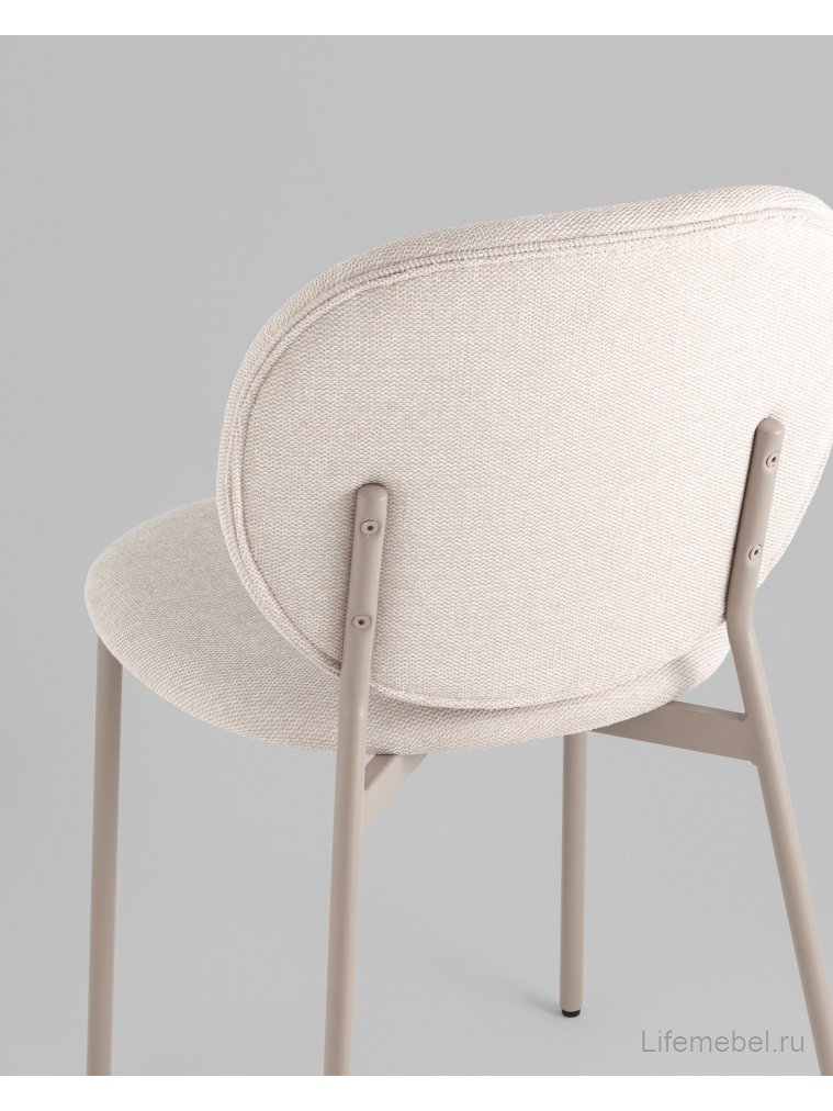 Стул на металлокаркасе Пио бежевый