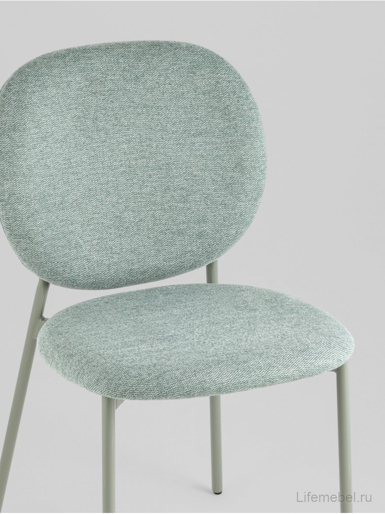 Стул на металлокаркасе Пио зеленый