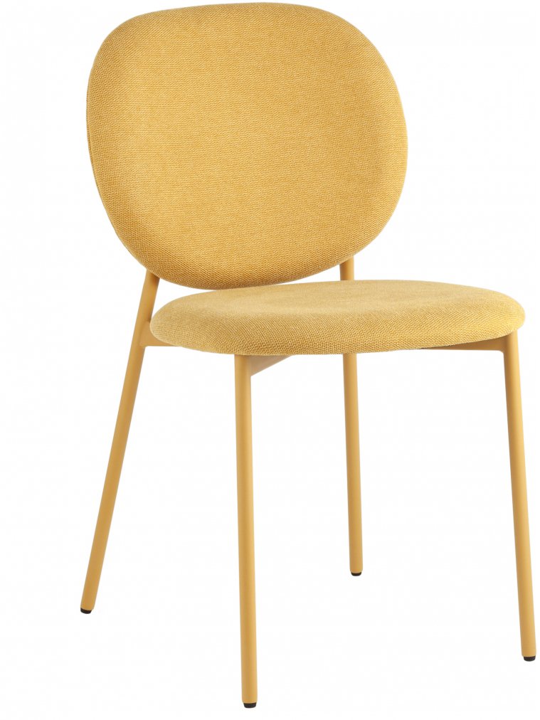 Стул на металлокаркасе Pip желтый