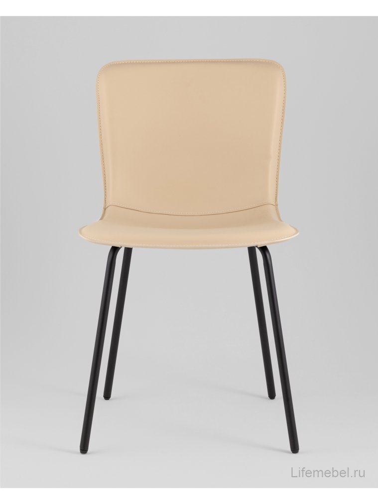 Стул на металлокаркасе Pluto бежевый