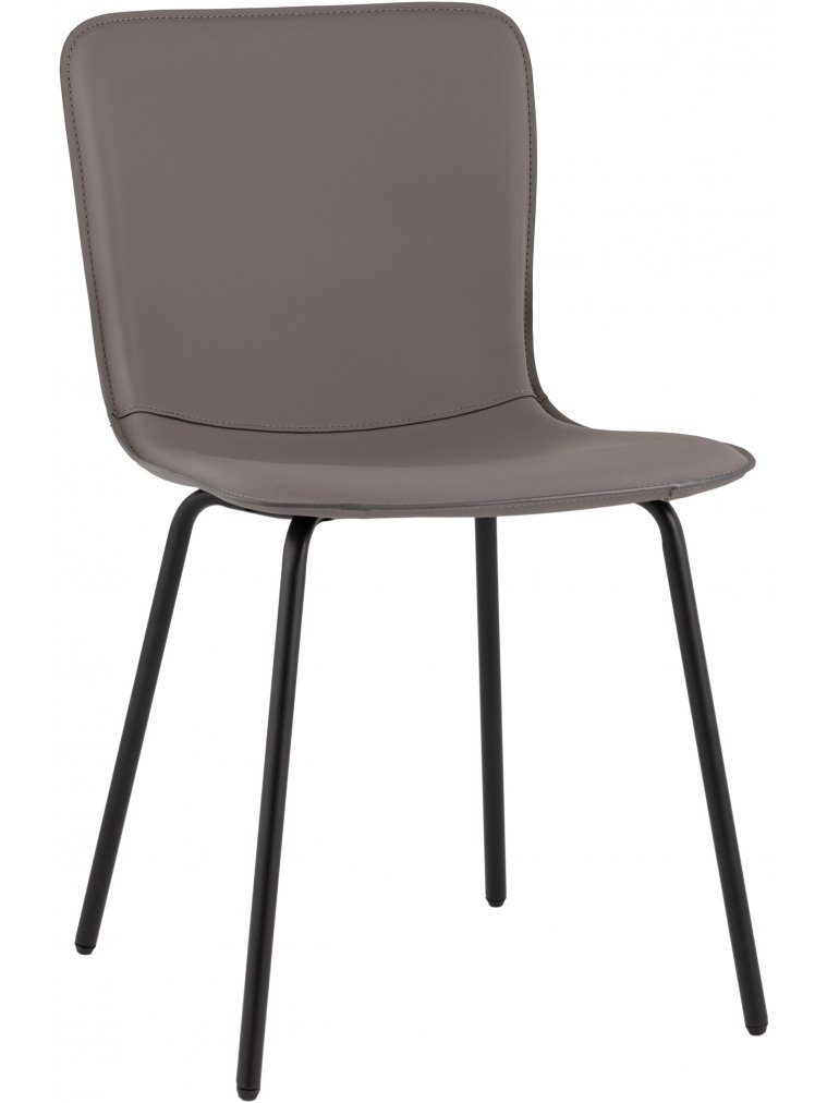 Стул на металлокаркасе Pluto серый