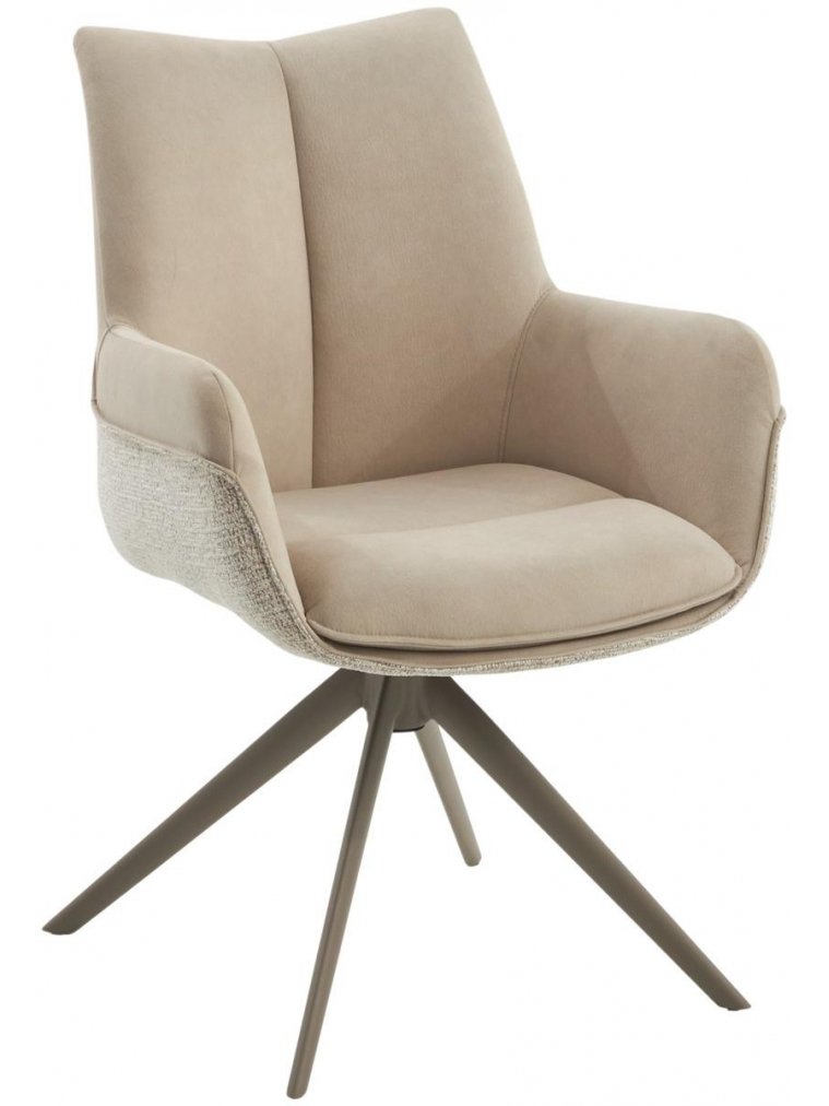 Стул на металлокаркасе Pontus кремовый