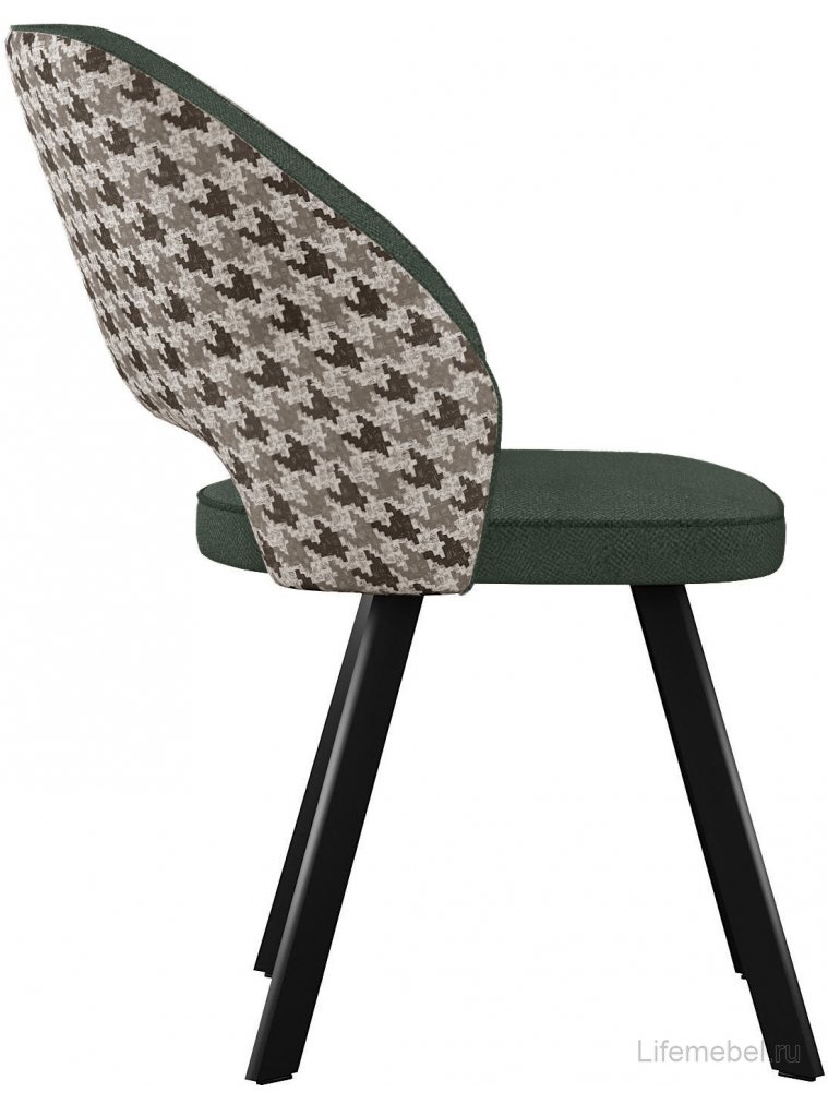 Стул на металлокаркасе поворотный DikLine 274 зеленый / черный