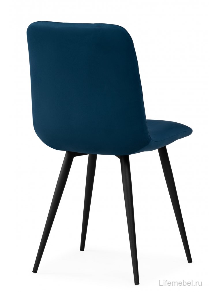 Стул на металлокаркасе Ральф синий / черный