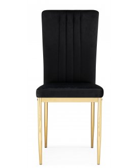 Стул на металлокаркасе Rek black /gold