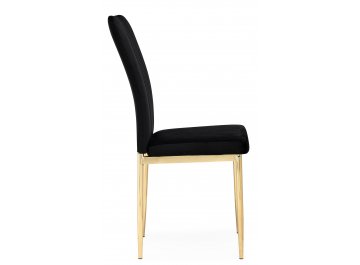Стул на металлокаркасе Rek black /gold