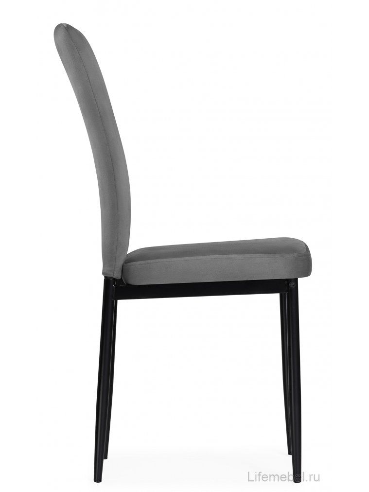 Стул на металлокаркасе Rek dark gray / black