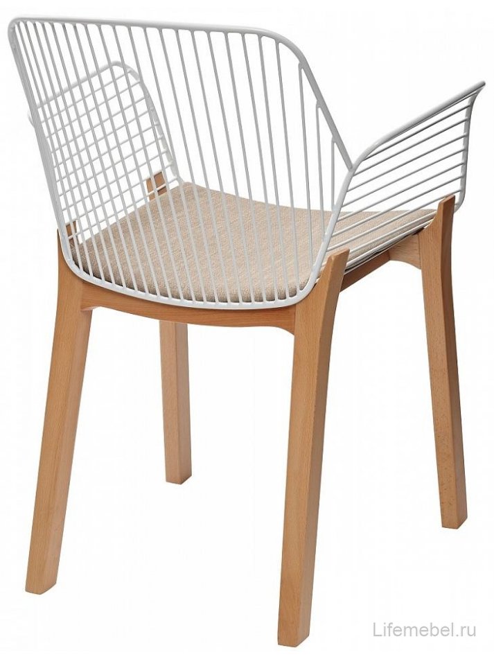 Стул на металлокаркасе Remex белый