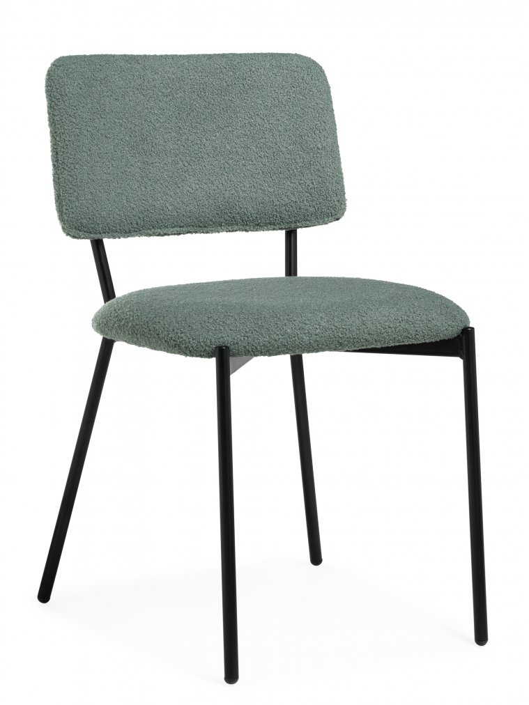 Стул на металлокаркасе Reparo oliva / black