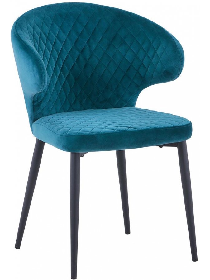 Стул на металлокаркасе Richard бирюзовый