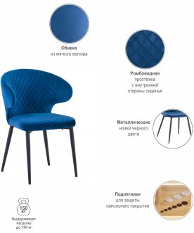 Стул на металлокаркасе Richard