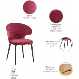 Стул на металлокаркасе Richard