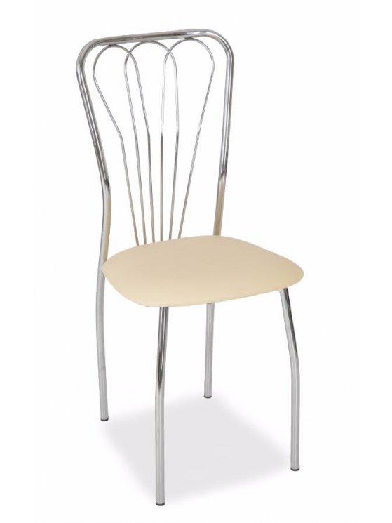 Стул на металлокаркасе DY-B608 milk (h31)