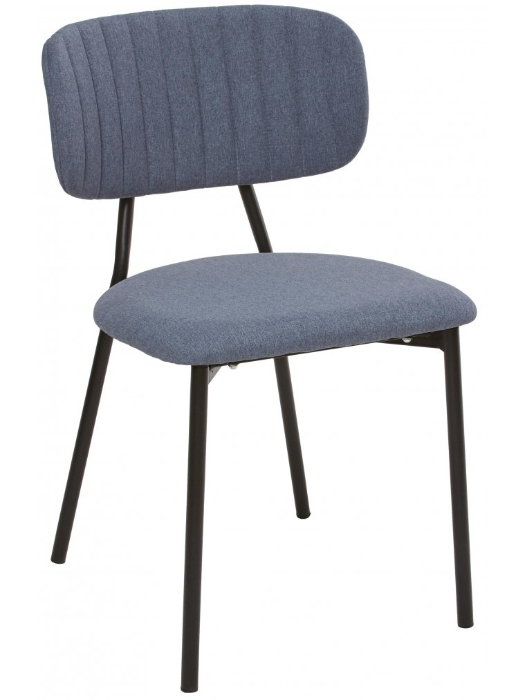 Стул на металлокаркасе Rococo голубой