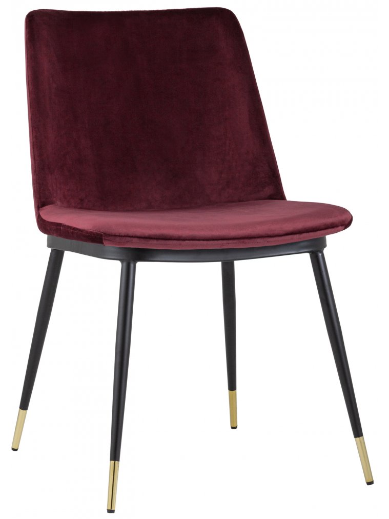 Стул на металлокаркасе Сарфан бордо