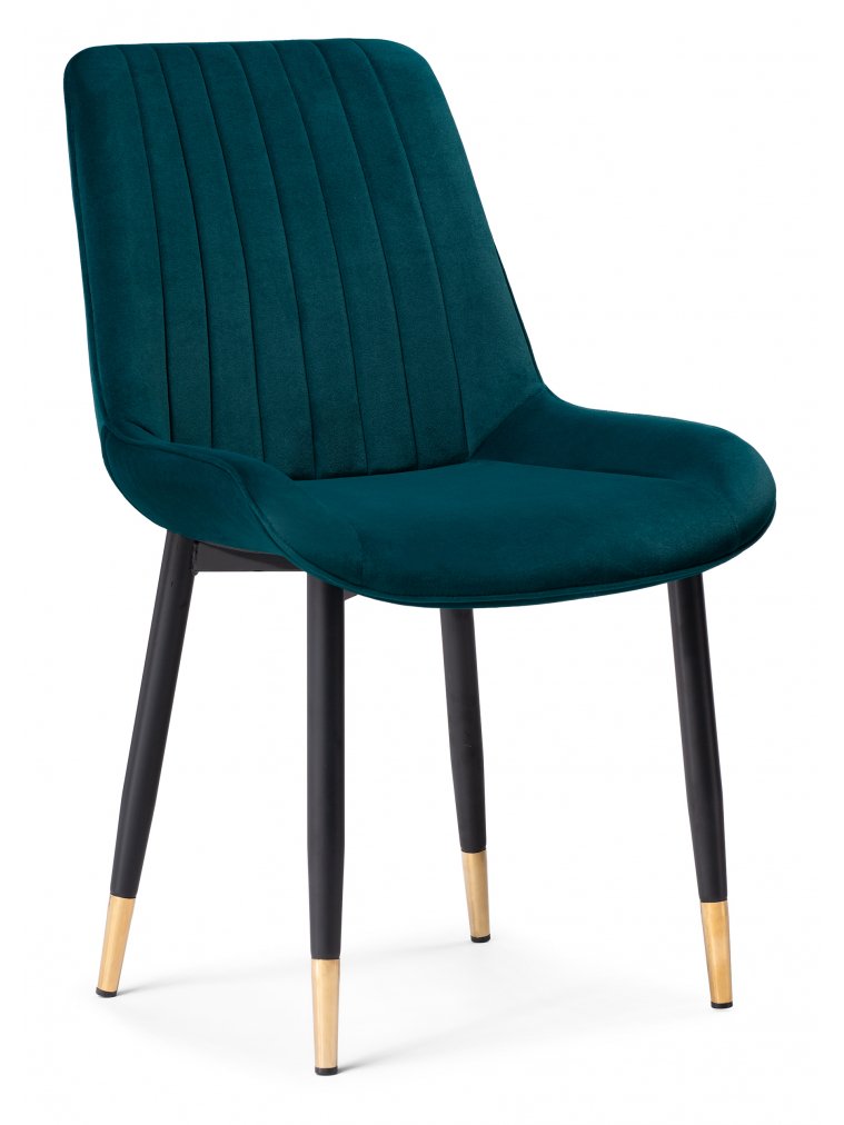 Стул на металлокаркасе Seda 1 green / gold / black
