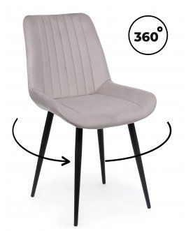 Стул на металлокаркасе Седа латте (zd 290) / черный