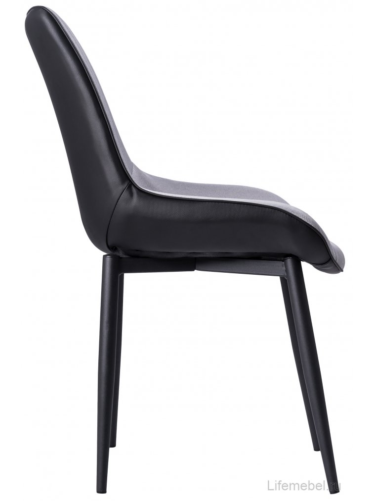 Стул на металлокаркасе Seda black / light gray