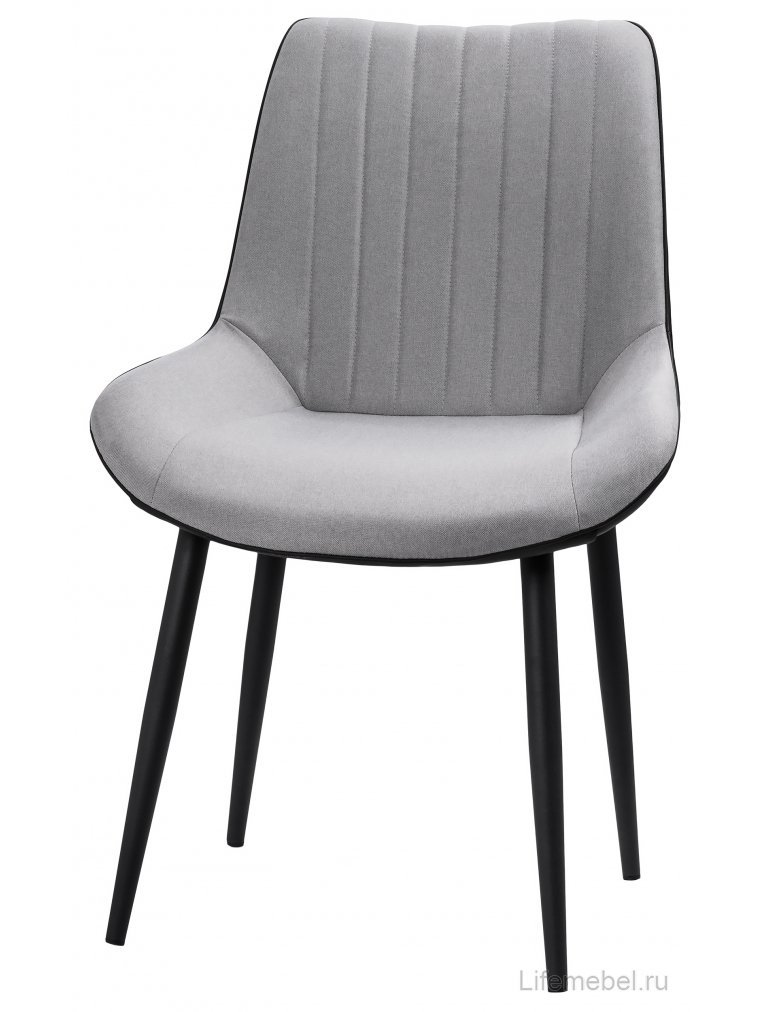 Стул на металлокаркасе Seda black / light gray