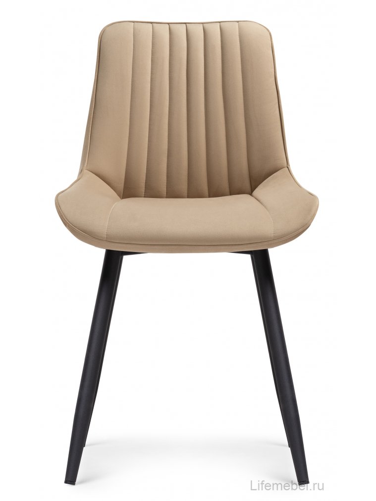 Стул на металлокаркасе Седа К бежевый / черный