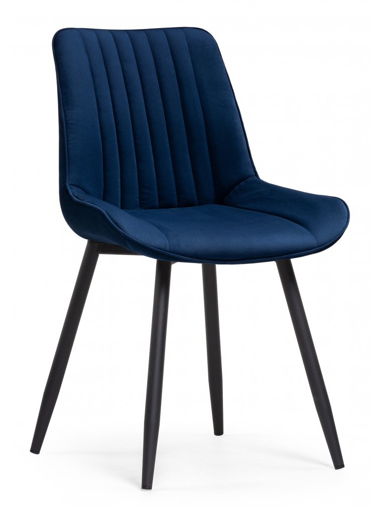 Стул на металлокаркасе Седа К синий / черный