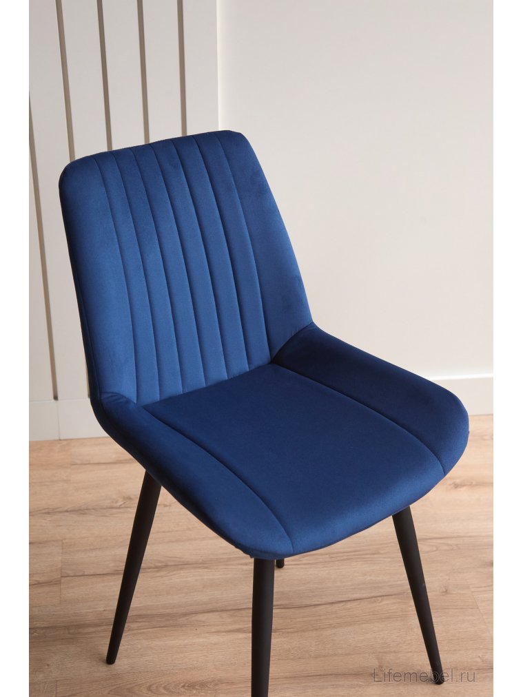 Стул на металлокаркасе Седа синий (zd 798) / черный