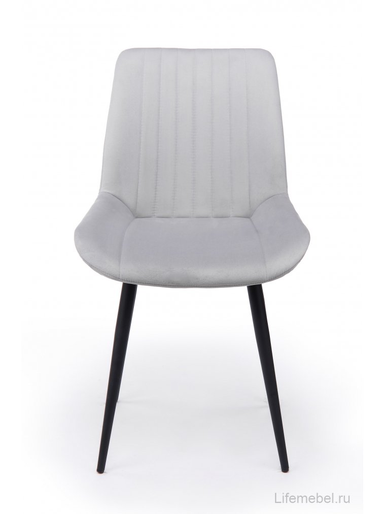 Стул на металлокаркасе Седа светло-серый (zd 960) / черный